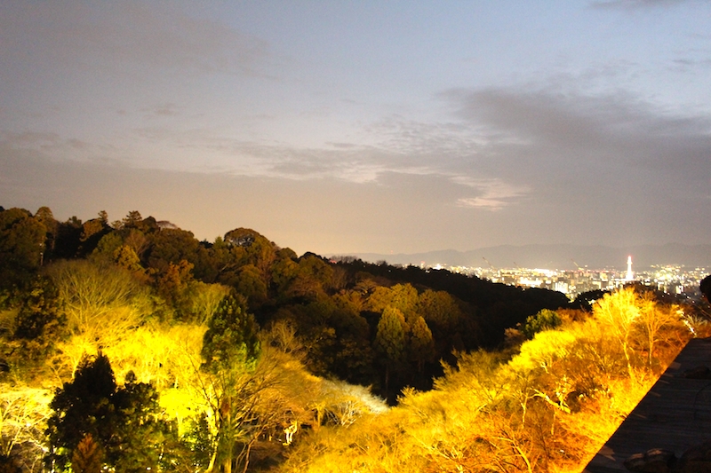 清水寺からの夜景