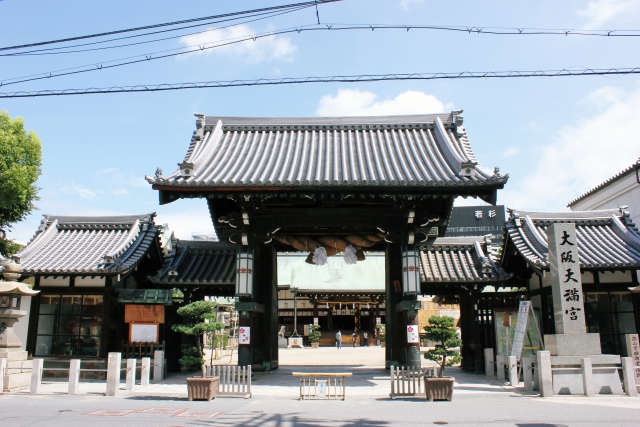 大阪天満宮の門